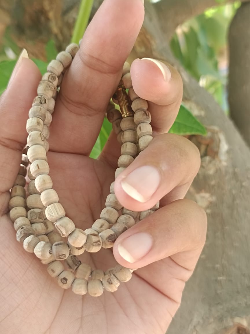 Order Hindu Prayer Beads (Natural Tulsi Mala) Online From Baba