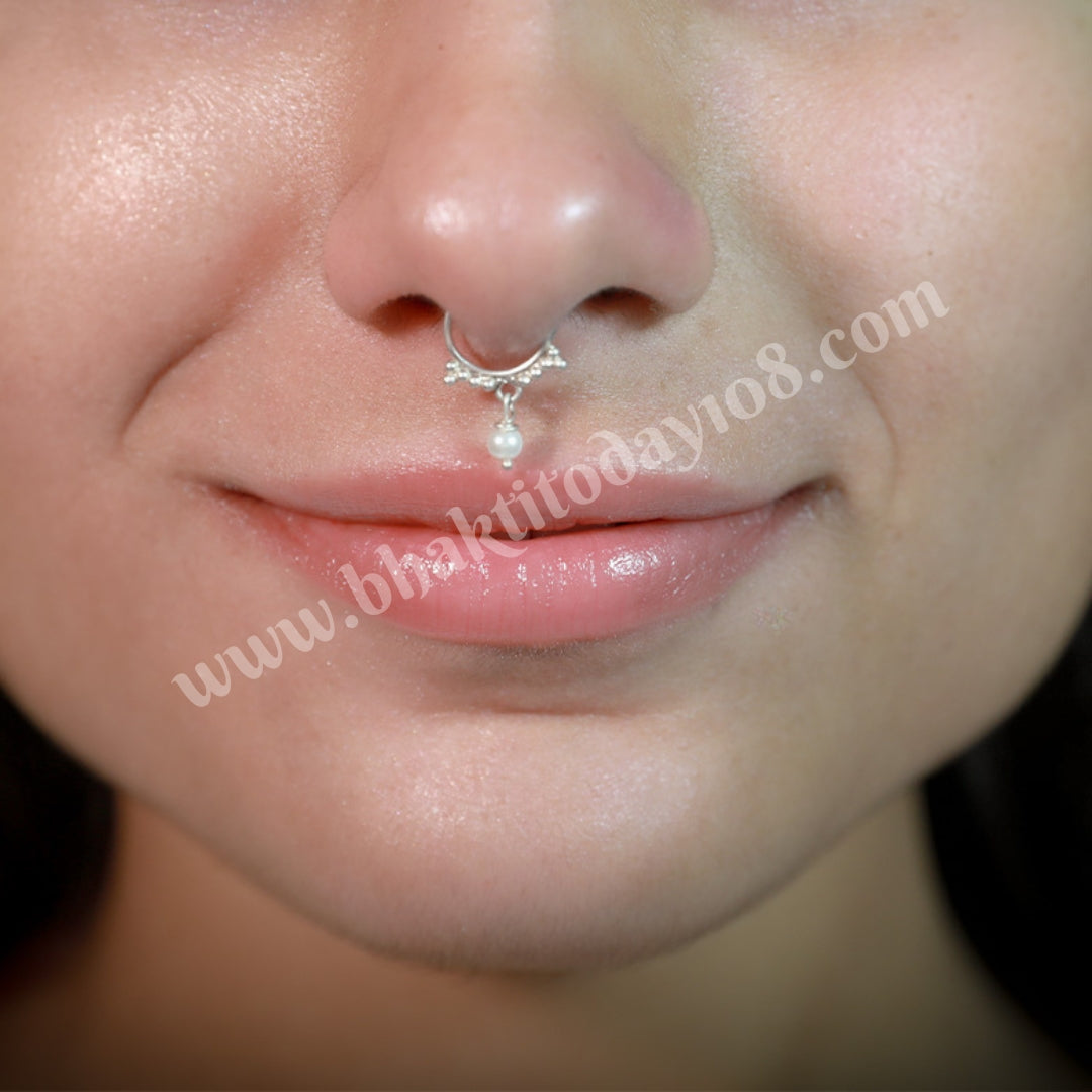 Silver Septum Ring/ Nose Ring