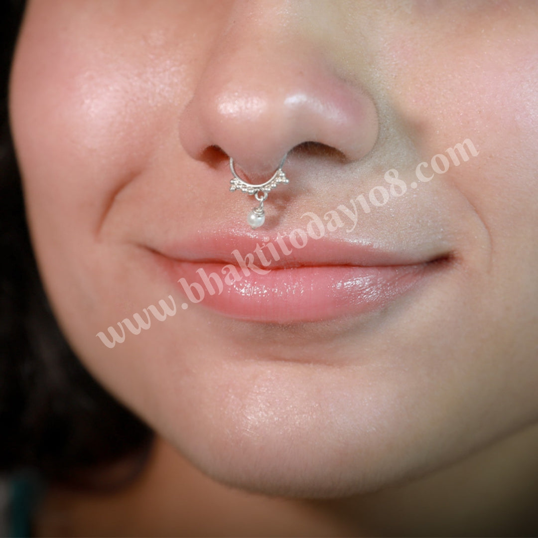 Silver Septum Ring/ Nose Ring