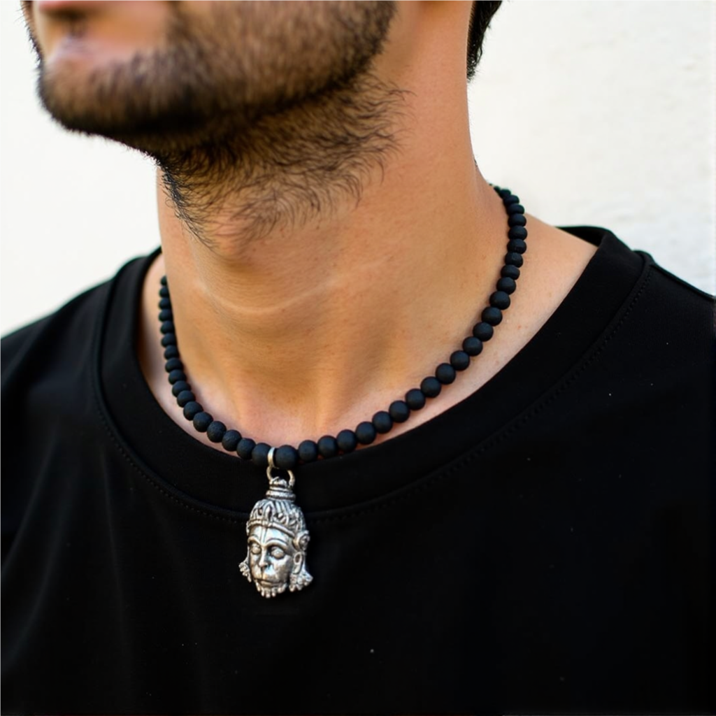 Design 1 Hanuman Pure Tulsi Mala