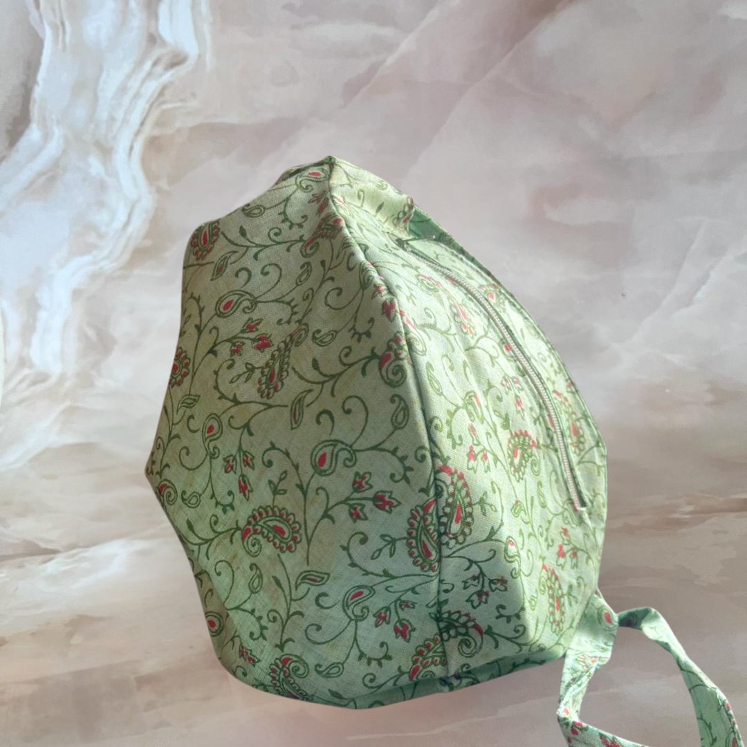 Pure Cotton Printed Japa Bead Bag